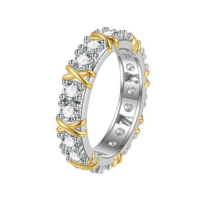 Princess Cut Moissanite Wedding Ring Matching Band