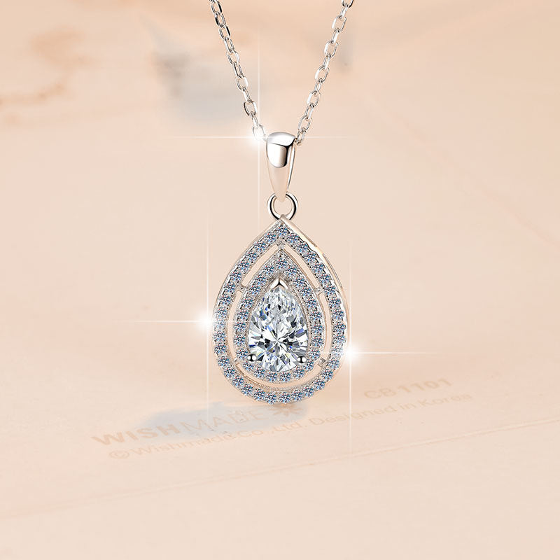 pear-shaped-water-droplets-sterling-silver-moissanite-necklace